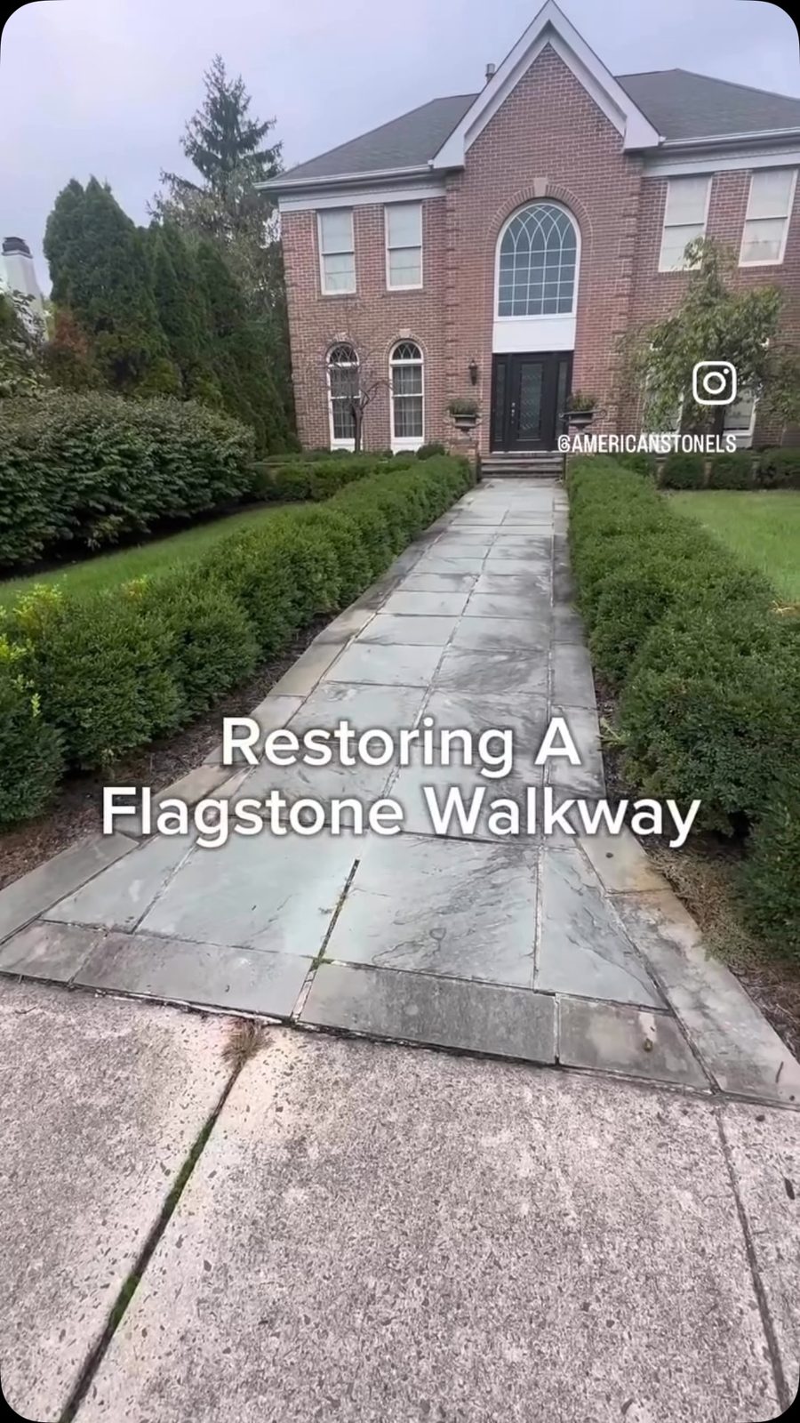 Restoring a flagstone walkway