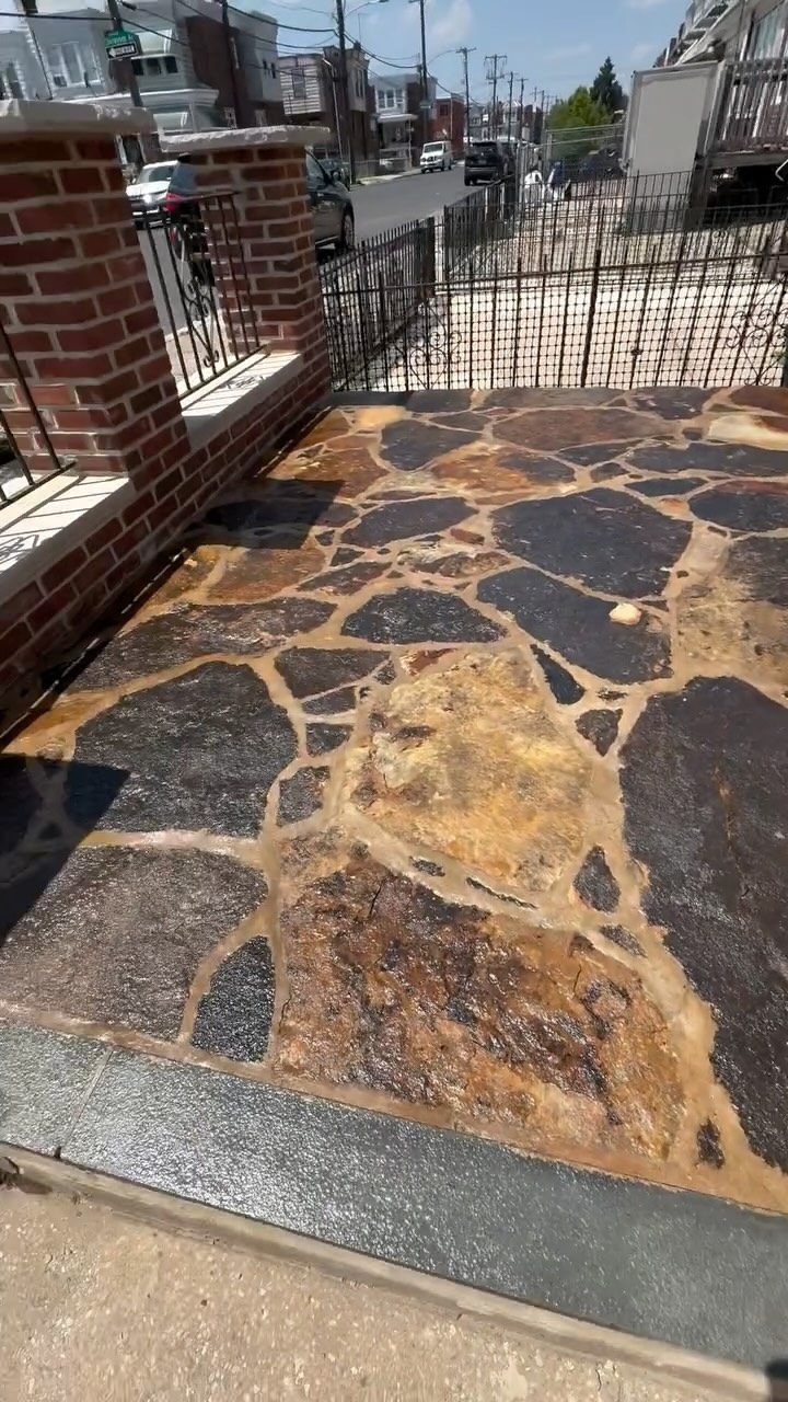 Fixing a previous mason's work in Philadelphia